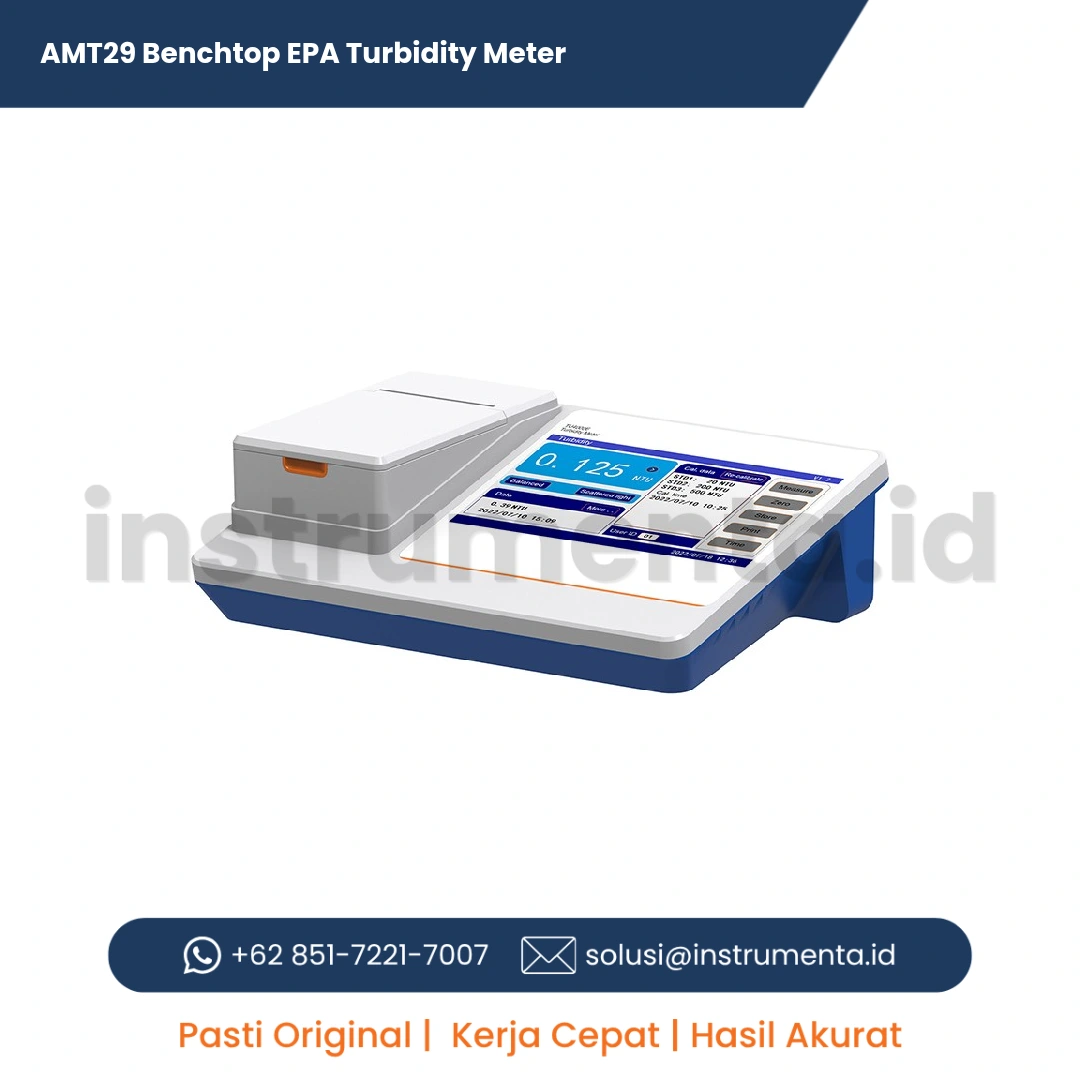 Official Supplier AMT29 Benchtop EPA Turbidity Meter Alat Ukur Kekeruhan Air Laboratorium Standar EPA